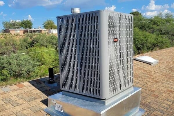 HVAC System Install on Roof in Safford AZ